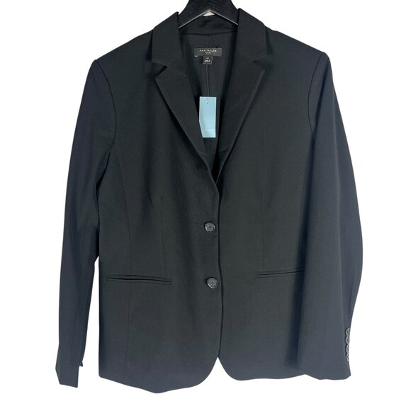 NWT Ann Taylor The Petite Long Two-Button Blazer in Seasonless Stretch Size 12P - Picture 1 of 9